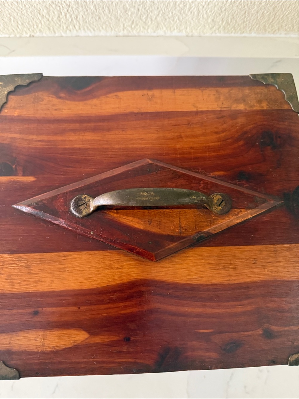 Rustic Cedar Storage Box Chest Handmade - Picture 7 of 12